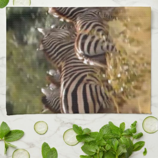 Zebra's in beweging: een reis van duizend mijl theedoek (Gevouwen)