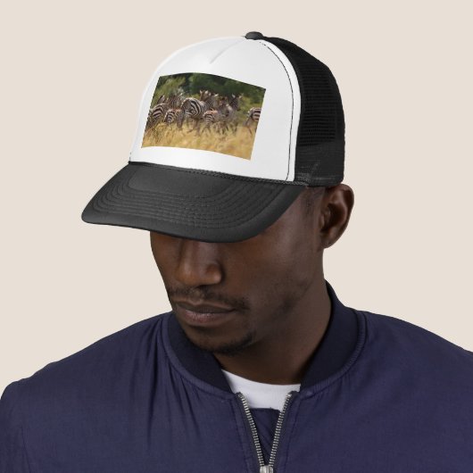 Zebra's in beweging: een reis van duizend mijl trucker pet (In situ)