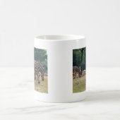 Zebra's in een wilde dierentuin koffiemok (Center)