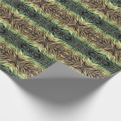 Zebra's in het bos cadeaupapier (Hoek)