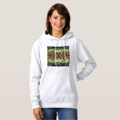Zebra's in het bos hoodie (Voorkant volledig)