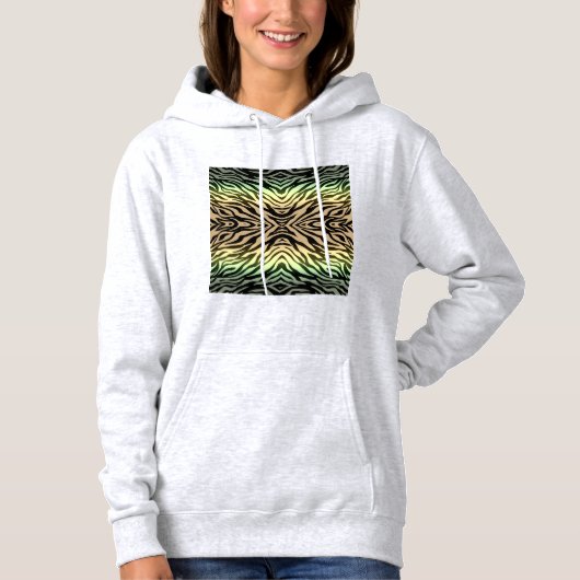 Zebra's in het bos hoodie (Voorkant)