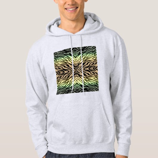Zebra's in het bos hoodie (Voorkant)