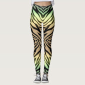 Zebra's in het bos leggings (Voorkant)