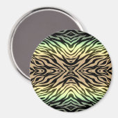 Zebra's in het bos magneet (Voorkant / Achterkant)