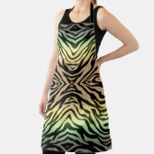 Zebra's in het bos schort (Insitu)