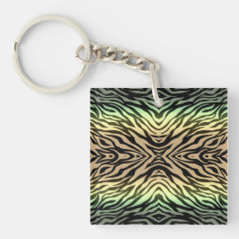 Zebra's in het bos sleutelhanger