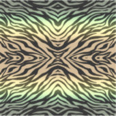 Zebra's in het bos sticker (Voorkant)