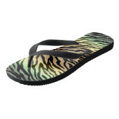 Zebra's in het bos teenslippers (Schuin)
