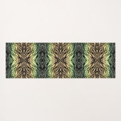 Zebra's in het bos yogamat (Achterkant (horizontaal))