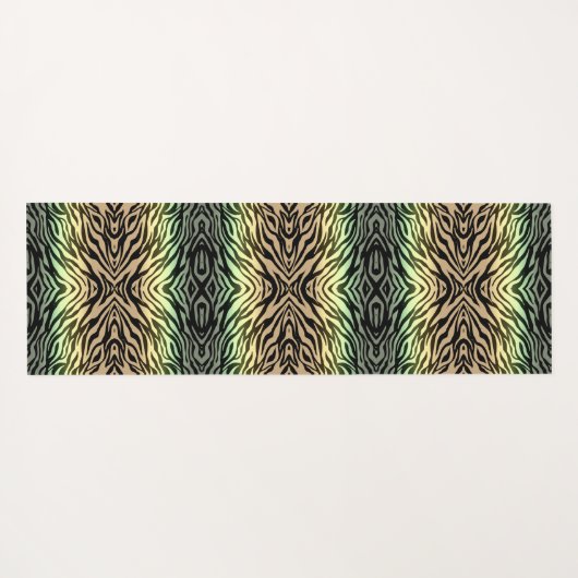Zebra's in het bos yogamat (Achterkant (horizontaal))