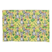 Zebra's in het wild kussensloop (Voorkant-Links)