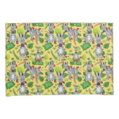 Zebra's in het wild kussensloop (Voorkant-Rechts)