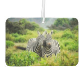 Zebra's in het wild luchtverfrisser (Achterkant)