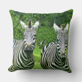 Zebra's in Vreedzame Weide Kussen