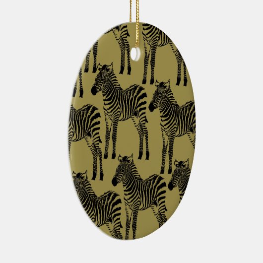 Zebras Keramisch Ornament (Rechts)