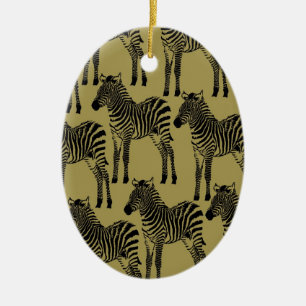 Zebras Keramisch Ornament
