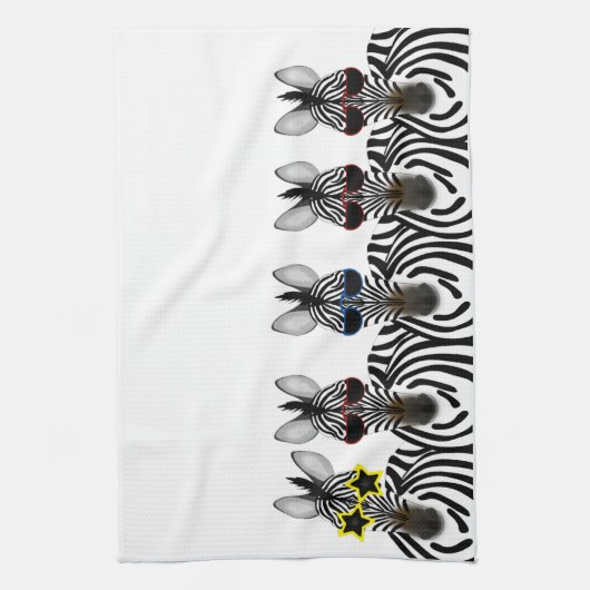 Zebras Kitchen Towels Theedoek (Verticaal)