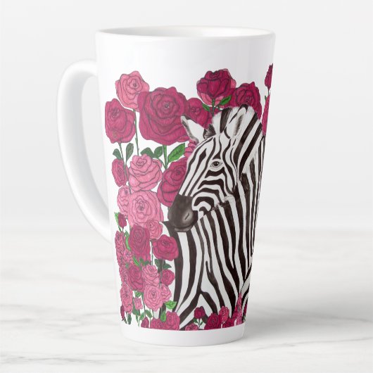 Zebras Latte Mok (Linkerhoek)