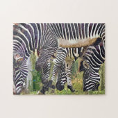 ZEBRAS LEGPUZZEL (Horizontaal)