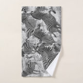 Zebras loopt bad handdoek (Handdoek)