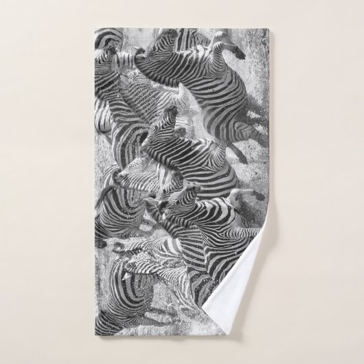 Zebras loopt bad handdoek (Handdoek)