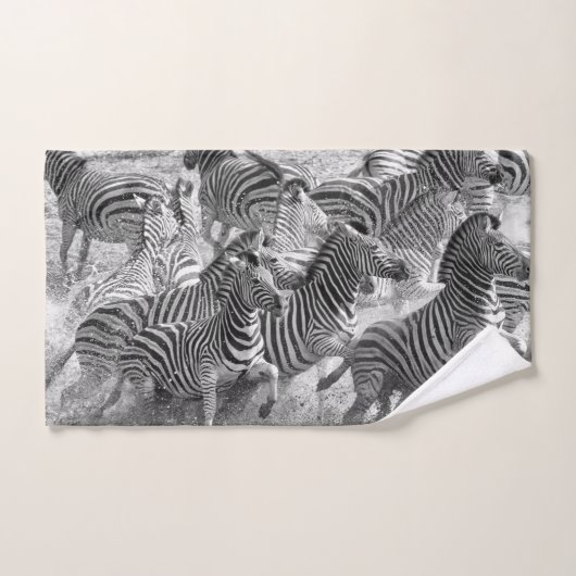 Zebras loopt bad handdoek (Handdoek)