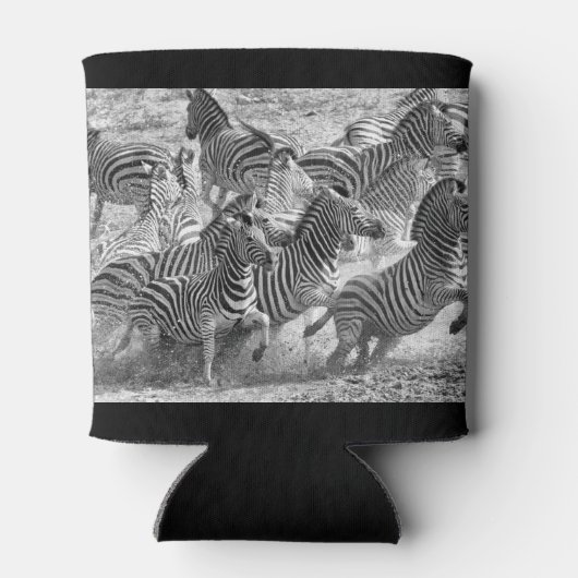 Zebras loopt blikjeskoeler (Achterkant)