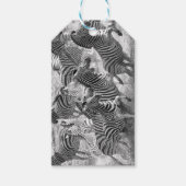 Zebras loopt cadeaulabel (Voorkant)