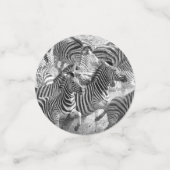 Zebras loopt confetti (Kleine voorkant)