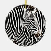 Zebras love_ keramisch ornament (Voorkant)