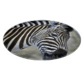 Zebras Lovers Art Snijplank (Hoek)