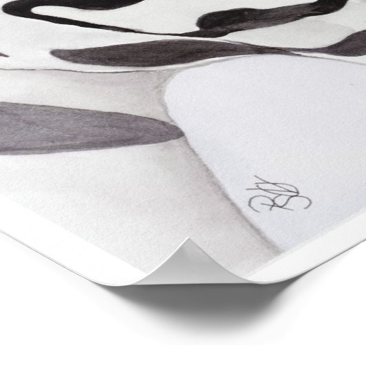 Zebras Moeder en Kind Poster (Hoek)