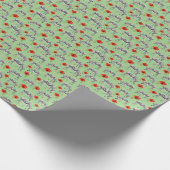 Zebras onder Hibiscus Flowers Cadeaupapier (Hoek)