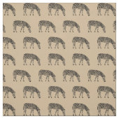 Zebra's op crème stof (Swatch)