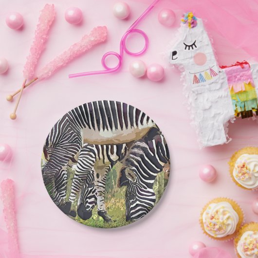 ZEBRAS PAPIEREN BORDJE (Feest)