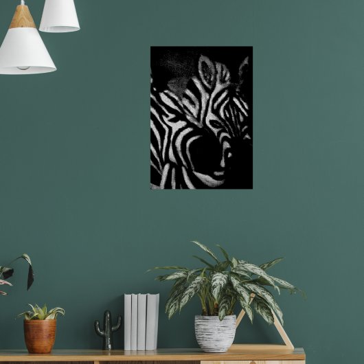 Zebras Reprint Poster (Woonkamer 1)