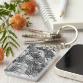 Zebras Sleutelhanger (Voorkant Rechts)