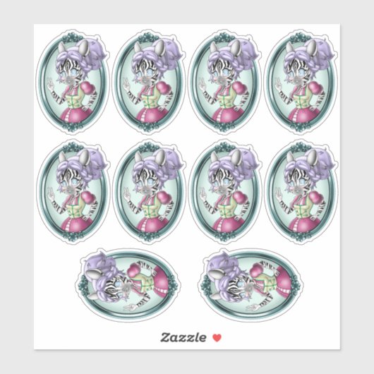 Zebras Sticker (Vel)