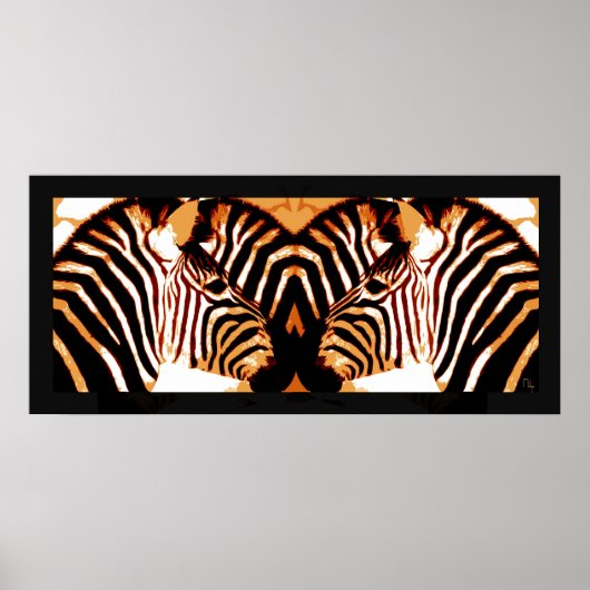 Zebras uit liefde poster (Voorkant)