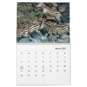 Zebras Wall Agenda Kalender (Mar 2027)