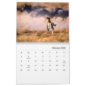 Zebras Wall Agenda Kalender (Feb 2026)