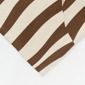 Zebra's, wilde savanne, naadloos patroon fleece deken (Hoek)