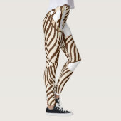 Zebra's, wilde savanne, naadloos patroon leggings (Rechts)