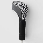 Zebrastreeppatroon Golfheadcover (Schuin)