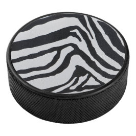 Zebrastreeppatroon Hockey Puck