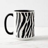 Zebrastreeppatroon | Klassiek zwart-wit Ani Mok (Links)