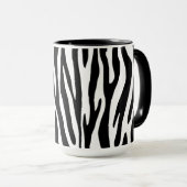 Zebrastreeppatroon | Klassiek zwart-wit Ani Mok (Voorkant rechts)