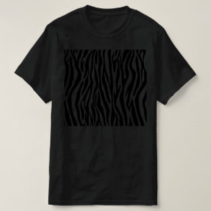 Zebrastreeppatroon Klassiek zwart-wit Ani T-shirt