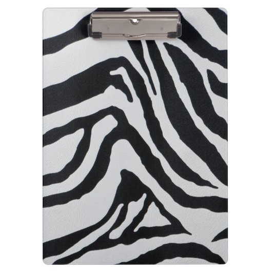 Zebrastreeppatroon Klembord (Voorkant)